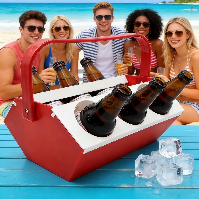 Beer Wine Zone - Pojemnik na napoje z 6 otworami