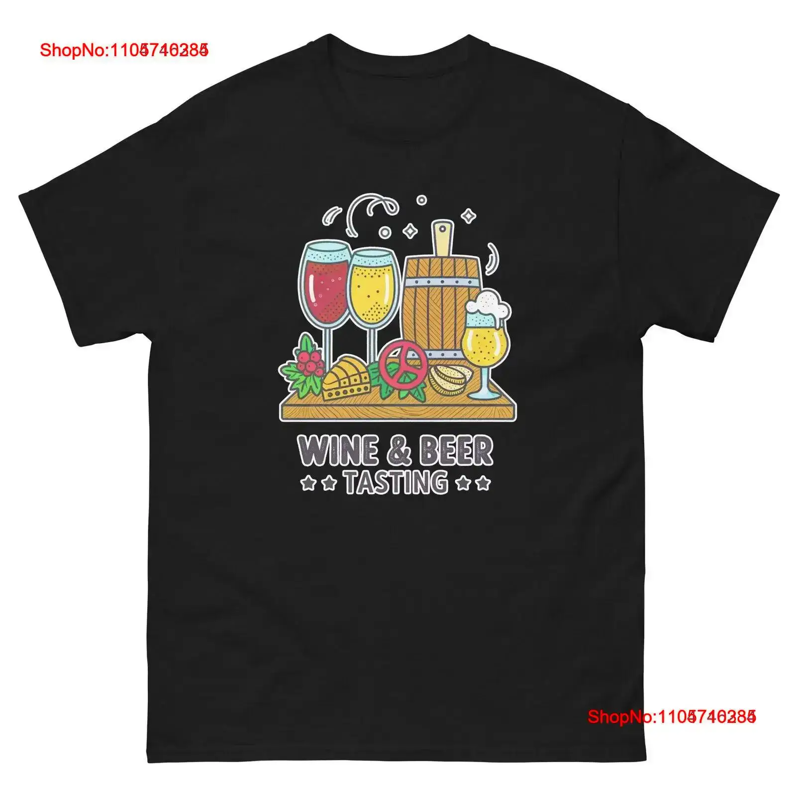 Wine Beer Tasting - Koszulka na degustację wina i piwa,