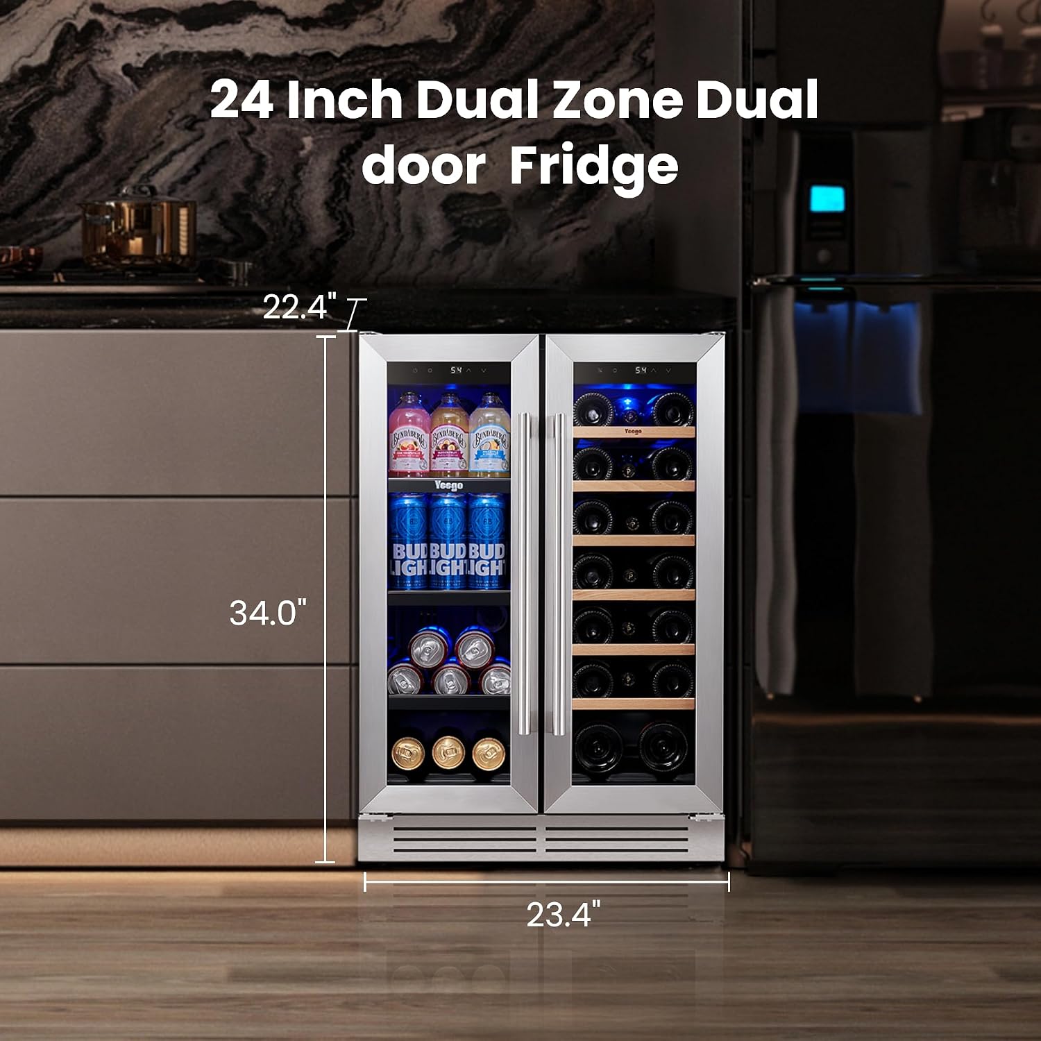 Lodówka do wina i napojów Yeeg – Beer Wine Zone recenzja i cena
