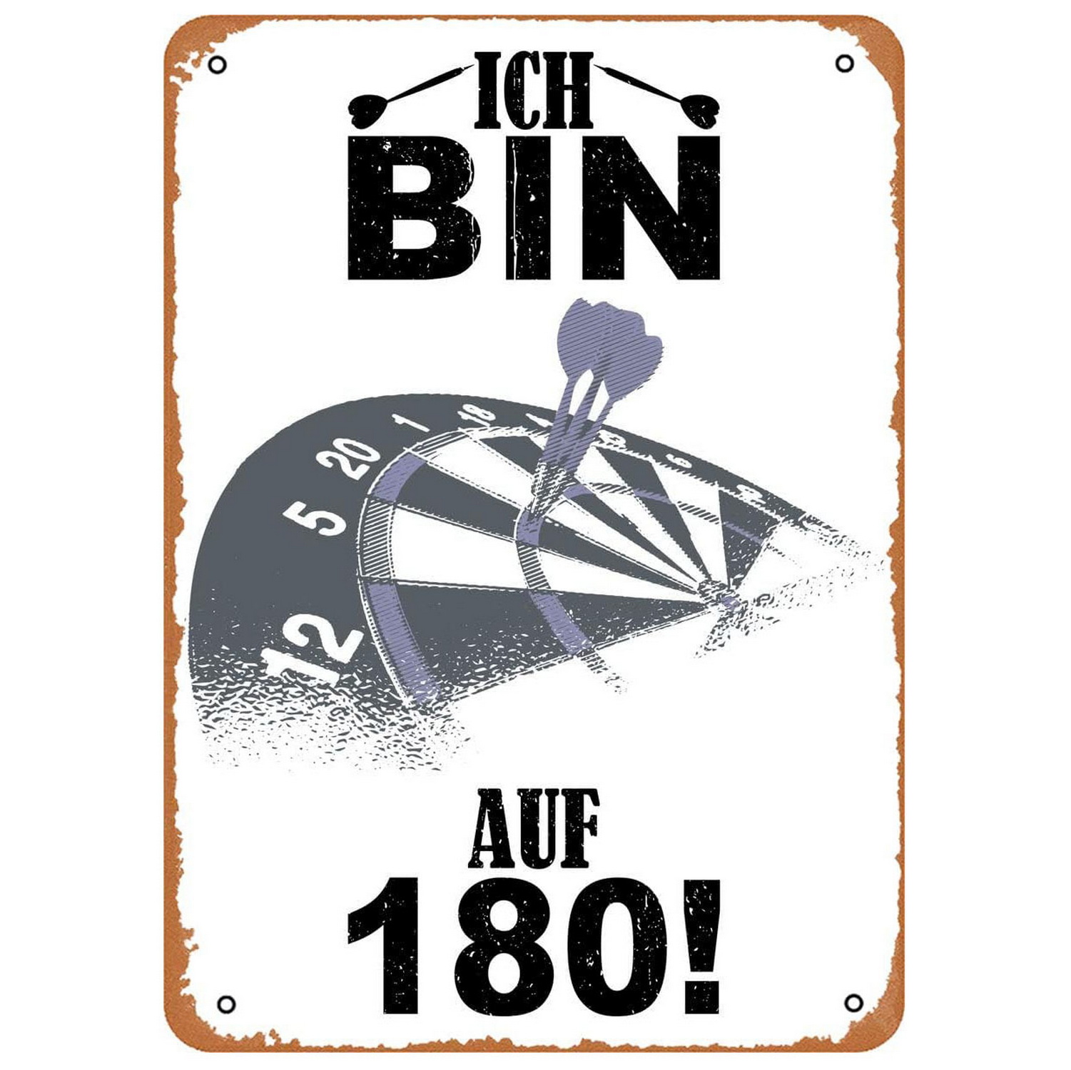 Vintage'owa tabliczka z dartsa – Wine Tag Label recenzja i cena