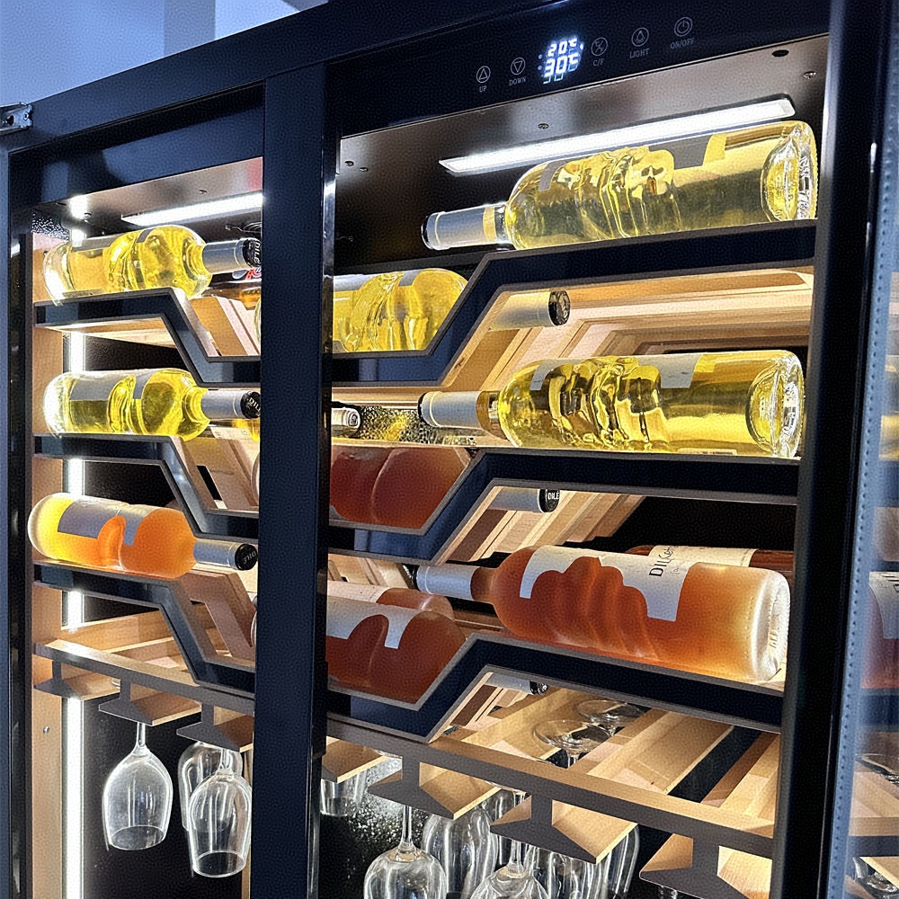 Dwu-drzwiowa lodówka elektrycz – Beer Wine Zone recenzja i cena