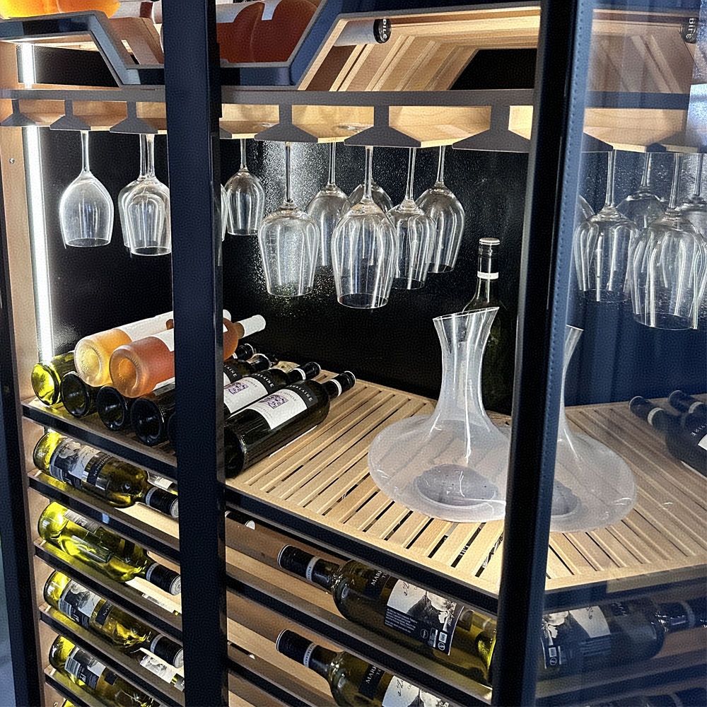 Dwu-drzwiowa lodówka elektrycz – Beer Wine Zone recenzja i cena