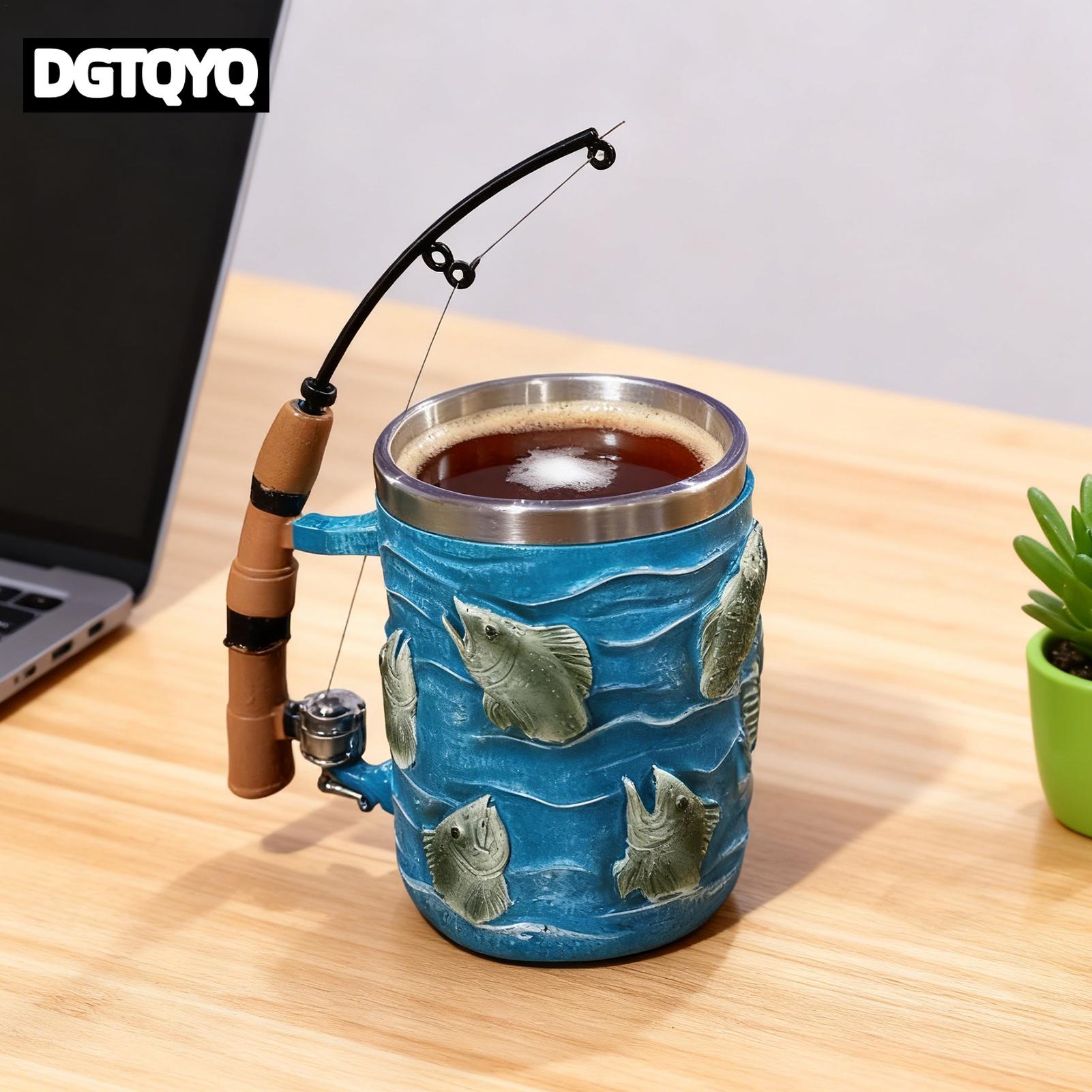Kubek do kawy z żywicy, ryba 3 – Wine Beer Coffee recenzja i cena